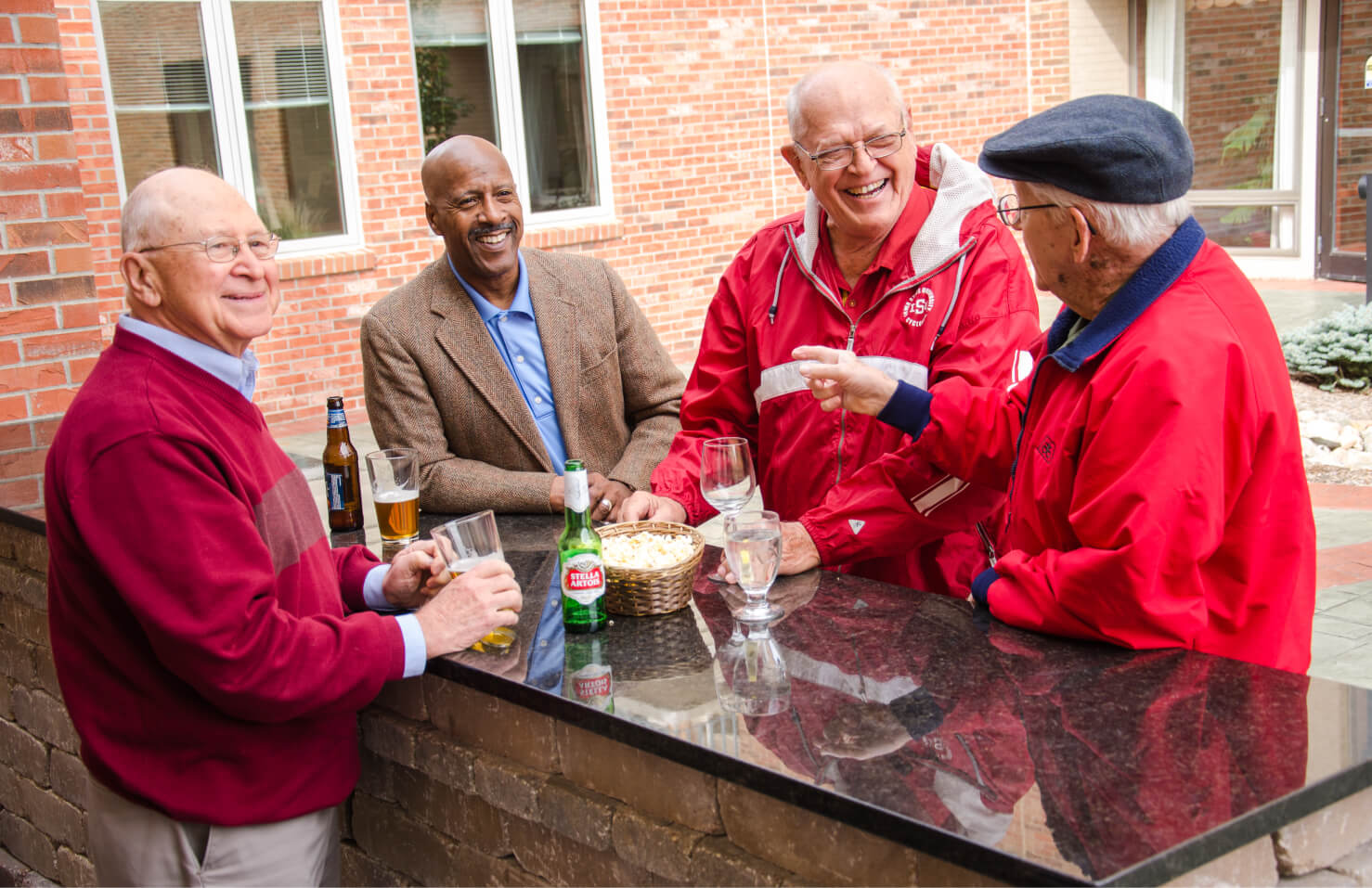 Mens-Happy-Hour-outside-dining-space men's happy hour