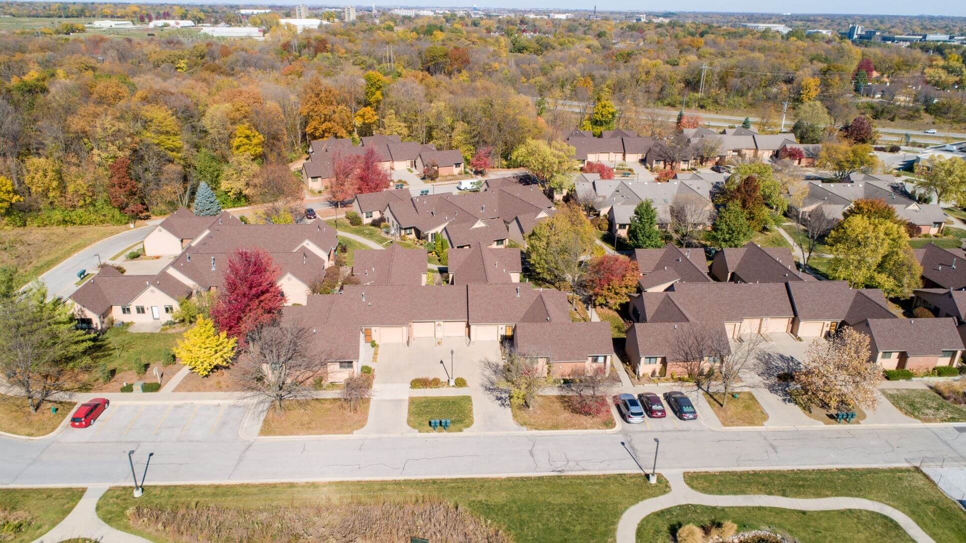 Timberland overview photo of townhomes