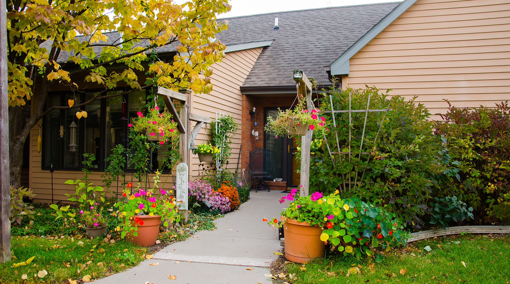 Townhome entrance