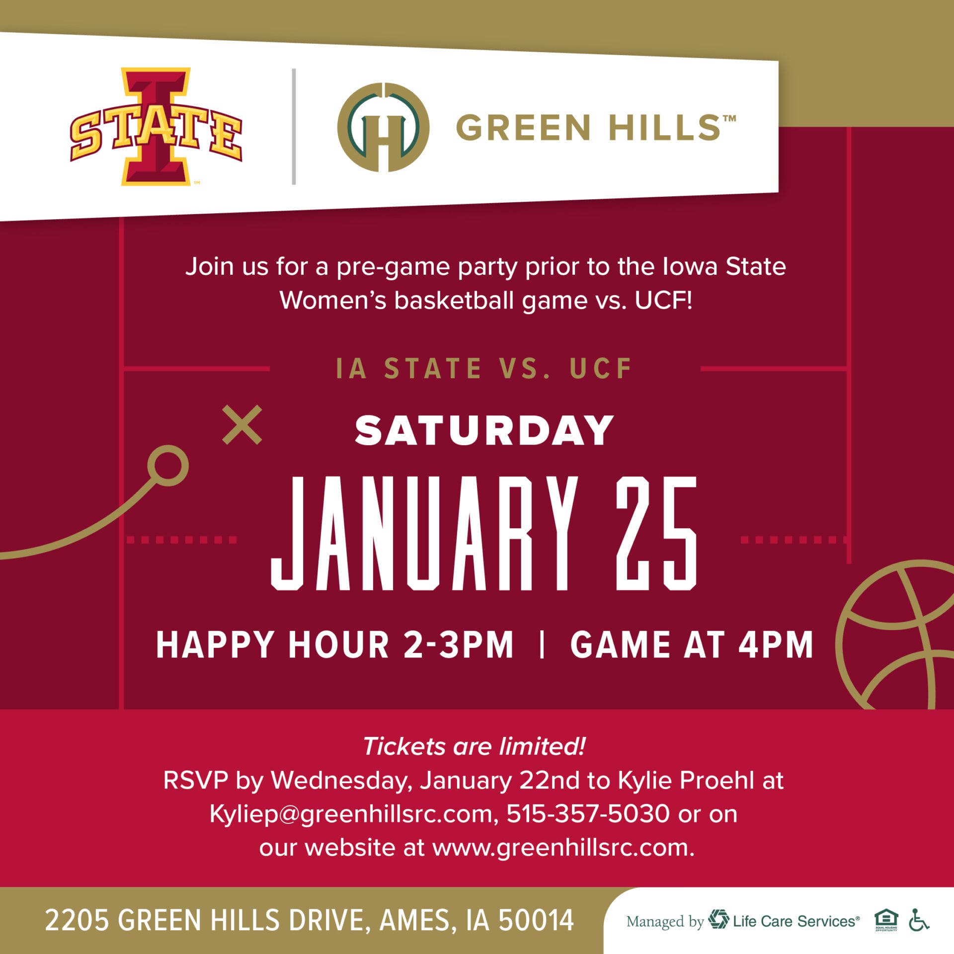 Iowa State Women’s Basketball Happy Hour