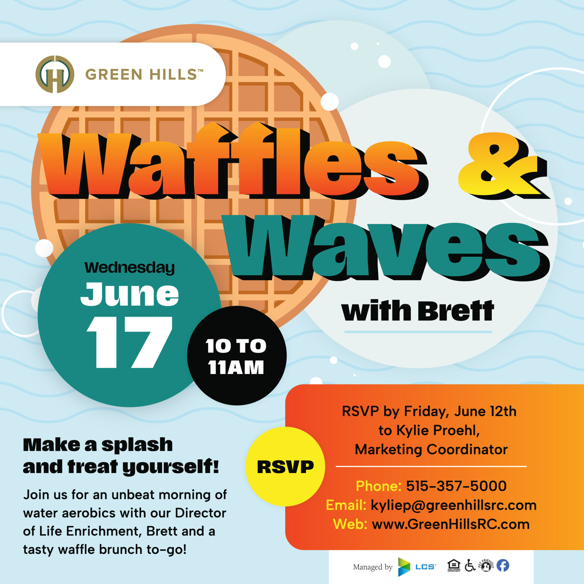 Waffles & Waves with Brett!